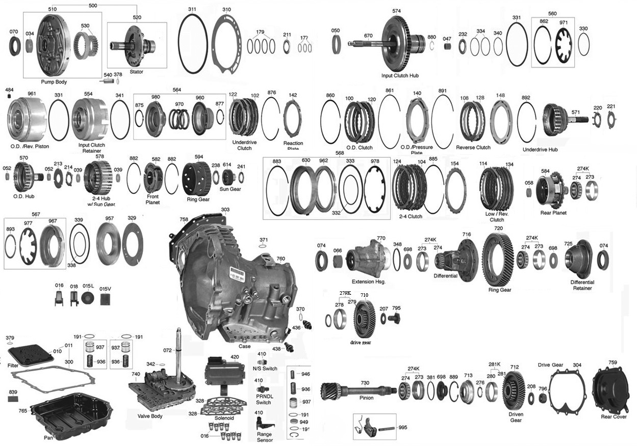 42rle Transmission Diagram - General Wiring Diagram