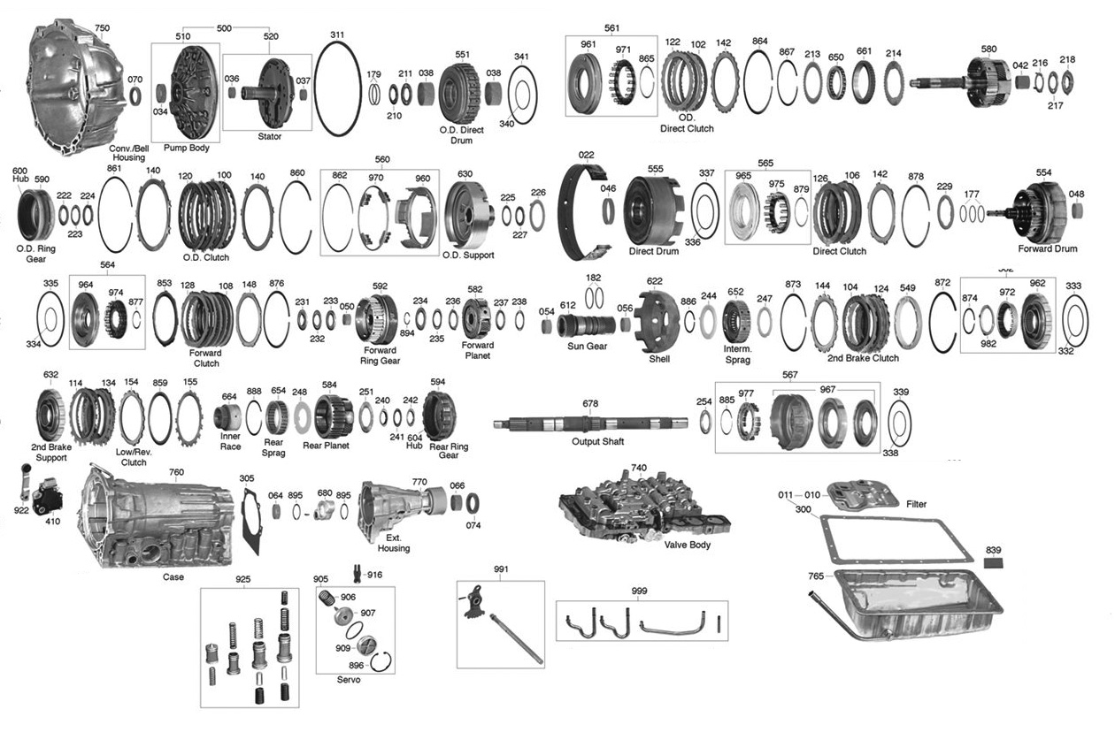 40le transmission rebuild kit